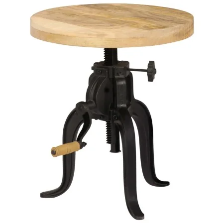 Side table 45x(45-62) cm mango wood and cast iron by vidaXL, Side tables - Ref: Foro24-247587, Price: 187,88 €, Discount: %