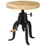 Side table 45x(45-62) cm mango wood and cast iron by vidaXL, Side tables - Ref: Foro24-247587, Price: 187,88 €, Discount: %