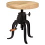 Side table 45x(45-62) cm mango wood and cast iron by vidaXL, Side tables - Ref: Foro24-247587, Price: 193,53 €, Discount: %