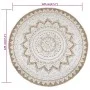 Runder Teppich mit geflochtenem Jute-Aufdruck, 120 cm von vidaXL, Teppiche - Ref: Foro24-245340, Preis: 55,31 €, Rabatt: %