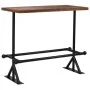High table and stools set 5 pieces solid recycled wood by vidaXL, Furniture sets for kitchens and dining rooms - Ref: Foro24-...