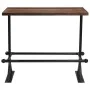 High table and stools set 5 pieces solid recycled wood by vidaXL, Furniture sets for kitchens and dining rooms - Ref: Foro24-...