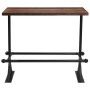 Hochtisch- und Hocker-Set, 5-teilig, aus massivem Recyclingholz von vidaXL, Möbelsets für Küchen und Esszimmer - Ref: Foro24-...