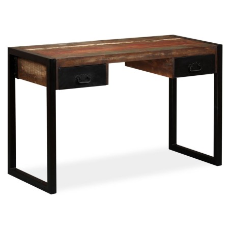 Desk with 2 drawers recycled solid wood 120x50x76 cm by vidaXL, Desks - Ref: Foro24-244905, Price: 236,43 €, Discount: %