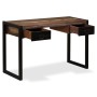 Desk with 2 drawers recycled solid wood 120x50x76 cm by vidaXL, Desks - Ref: Foro24-244905, Price: 236,43 €, Discount: %