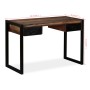 Schreibtisch mit 2 Schubladen aus recyceltem Massivholz 120x50x76 cm von vidaXL, Schreibtische - Ref: Foro24-244905, Preis: 2...