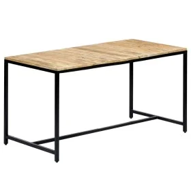 Dining table solid raw mango wood 140x70x75 cm by vidaXL, Kitchen and dining tables - Ref: Foro24-247811, Price: 224,14 €, Di...