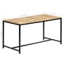 Esstisch aus massivem rohem Mangoholz 140x70x75 cm von vidaXL, Küchen- und Esstische - Ref: Foro24-247811, Preis: 228,21 €, R...