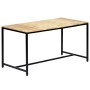 Esstisch aus massivem rohem Mangoholz 140x70x75 cm von vidaXL, Küchen- und Esstische - Ref: Foro24-247811, Preis: 228,21 €, R...