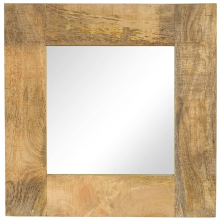 Spiegel aus massivem Mangoholz, 50 x 50 cm von vidaXL, Spiegel - Ref: Foro24-246301, Preis: 83,65 €, Rabatt: %