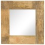 Spiegel aus massivem Mangoholz, 50 x 50 cm von vidaXL, Spiegel - Ref: Foro24-246301, Preis: 83,65 €, Rabatt: %