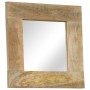 Spiegel aus massivem Mangoholz, 50 x 50 cm von vidaXL, Spiegel - Ref: Foro24-246301, Preis: 83,65 €, Rabatt: %