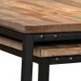 Stackable coffee tables 2 units solid recycled teak by vidaXL, Coffee table - Ref: Foro24-245406, Price: 136,72 €, Discount: %