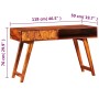 Schreibtisch aus massivem Palisanderholz, 118 x 50 x 76 cm von vidaXL, Schreibtische - Ref: Foro24-245145, Preis: 257,45 €, R...