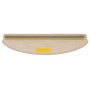 Alfombrilla autoadhesiva escalera sisal 15 uds arena 65x21x4 cm