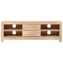Light brown solid acacia wood TV cabinet 120x30x40 cm by vidaXL, TV Furniture - Ref: Foro24-246099, Price: 313,14 €, Discount: %