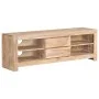 Light brown solid acacia wood TV cabinet 120x30x40 cm by vidaXL, TV Furniture - Ref: Foro24-246099, Price: 313,14 €, Discount: %