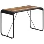 Recycled solid wood dining table 118x60x76 cm by vidaXL, Kitchen and dining tables - Ref: Foro24-247864, Price: 176,84 €, Dis...