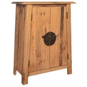 Mueble del cuarto de baño madera maciza de pino 59x32x80 cm