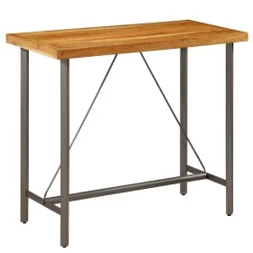 Recycled solid teak high bar table 120x58x106 cm by vidaXL, Kitchen and dining tables - Ref: Foro24-245804, Price: 300,95 €, ...
