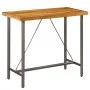 Recycled solid teak high bar table 120x58x106 cm by vidaXL, Kitchen and dining tables - Ref: Foro24-245804, Price: 300,95 €, ...
