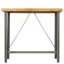 Recycled solid teak high bar table 120x58x106 cm by vidaXL, Kitchen and dining tables - Ref: Foro24-245804, Price: 300,95 €, ...