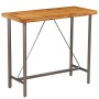 Recycled solid teak high bar table 120x58x106 cm by vidaXL, Kitchen and dining tables - Ref: Foro24-245804, Price: 306,44 €, ...