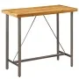 Recycled solid teak high bar table 120x58x106 cm by vidaXL, Kitchen and dining tables - Ref: Foro24-245804, Price: 300,95 €, ...