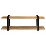 Solid mango wood TV cabinet 130x40x40 cm by vidaXL, TV Furniture - Ref: Foro24-247883, Price: 127,59 €, Discount: %