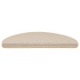 Alfombrillas autoadhesivas sisal 15 uds bereber 65x21x4 cm