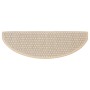 Alfombrillas autoadhesivas sisal 15 uds bereber 65x21x4 cm