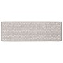 Alfombrillas autoadhesivas sisal 15 uds platina 65x21x4 cm