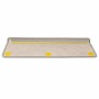 Alfombrilla autoadhesiva escalera sisal 15 uds 65x21x4 cm