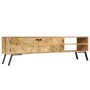 TV-Schrank aus massivem Mangoholz, 140 x 30 x 40 cm von vidaXL, TV-Möbel - Ref: Foro24-246154, Preis: 263,40 €, Rabatt: %