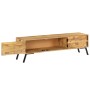 TV-Schrank aus massivem Mangoholz, 140 x 30 x 40 cm von vidaXL, TV-Möbel - Ref: Foro24-246154, Preis: 263,40 €, Rabatt: %