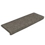 Alfombrilla autoadhesiva escalera 15 uds gris y beige 65x21x4cm