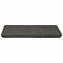 Alfombra autoadhesiva escalera sisal 15 uds antracita 65x21x4cm