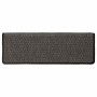 Alfombra autoadhesiva escalera sisal 15 uds antracita 65x21x4cm