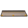 Alfombra autoadhesiva escalera sisal 15 uds antracita 65x21x4cm