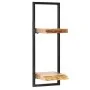 Conjunto estantes pared 5 piezas madera maciza acacia y acero de vidaXL, Estantes y estanterías - Ref: Foro24-246014, Precio:...