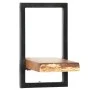 Set of 5 solid acacia wood and steel wall shelves by vidaXL, Shelves and shelves - Ref: Foro24-246014, Price: 158,15 €, Disco...