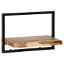 Set of 5 solid acacia wood and steel wall shelves by vidaXL, Shelves and shelves - Ref: Foro24-246014, Price: 158,15 €, Disco...