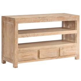 Hellbrauner TV-Schrank aus massivem Akazienholz, 90 x 30 x 55 cm von vidaXL, TV-Möbel - Ref: Foro24-246103, Preis: 284,42 €, ...