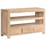 Light brown solid acacia wood TV cabinet 90x30x55 cm by vidaXL, TV Furniture - Ref: Foro24-246103, Price: 284,42 €, Discount: %