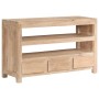 Light brown solid acacia wood TV cabinet 90x30x55 cm by vidaXL, TV Furniture - Ref: Foro24-246103, Price: 284,42 €, Discount: %