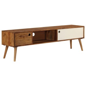 Mueble para TV madera maciza de sheesham 140x30x40 cm