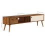 TV-Schrank aus massivem Palisanderholz 140x30x40 cm von vidaXL, TV-Möbel - Ref: Foro24-246224, Preis: 183,01 €, Rabatt: %