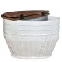 Fassförmiger Couchtisch massives Recyclingholz weiß von vidaXL, Couchtisch - Ref: Foro24-245254, Preis: 172,51 €, Rabatt: %
