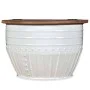 Fassförmiger Couchtisch massives Recyclingholz weiß von vidaXL, Couchtisch - Ref: Foro24-245254, Preis: 172,51 €, Rabatt: %