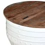 Fassförmiger Couchtisch massives Recyclingholz weiß von vidaXL, Couchtisch - Ref: Foro24-245254, Preis: 172,51 €, Rabatt: %